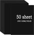 50 Sheets Black Cardstock 4 x 6 Inch Thick Paper, Black Smooth Card Stock Printer Paper for Invitations, Menus, Wedding, DIY Cards, 250GSM Thick P...