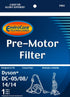 EnviroCare Replacement Pre Motor Vacuum Cleaner Filter made to fit Dyson DC05/08/14/15 Uprights...