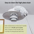 DELUX Microfiber Feather Duster Extendable Duster with 100 inches Extra Long Pole, Bendable Head & Long Handle Dusters for Cleaning Ceiling Fan, H...