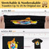TransOurDream Tru-Heat Transfer Paper for Inkjet & Laserjet Printer (Dark 3.0, 15 Sheets 8.5x11") Printable HTV Heat Transfer Vinyl for T Shirts I...
