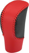 Gear Shifting Knob Cover Automatic Transmission Lever Trim for Honda HR-V 2023 2024 Faux Leather Red...
