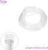 DMiotech 4mmx6mm Pneumatic Tubing, 8 Meters/26.2ft Air Compressor PU Line Hose Tube for Water Fluid Transfer, Transparent...
