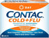 Contac Cold & Flu Medicine, Non-Drowsy, Powerful Multi-Symptom Daytime Relief for Nasal Congestion, Sinus Pressure, Headache, Fever, Sore Throat, ...