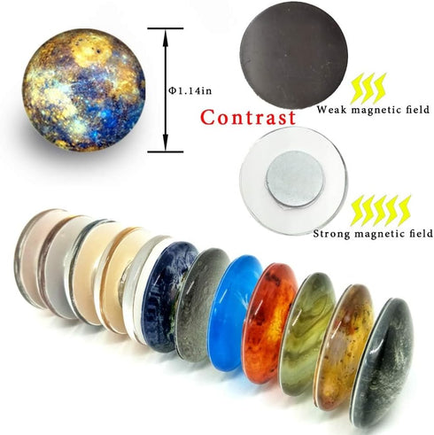 Refrigerator Magnets-Fridge Magnets-Office Magnets-12Pack Strong Neodymium Magnet-Upgraded Refrigerator Magnets Set,Used For Decorative Photo Abst...