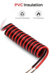 18AWG 2 Wire Electrical Cord JACKYLED 2 Conductor 10M/32.8ft Wire Cord 18 Gauge Flexible Cable for LED Strips Electrical Wire 12V/24V DC Cable, 18...