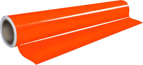 VViViD DECO65 Neon Fluorescent Permanent Adhesive Craft 1 Foot x 5 Feet Vinyl Roll (1ft x 5ft, Neon Fluorescent Orange)...