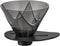 Hario V60 "Mugen" Plastic Coffee Dripper, Size 02, Clear Black...