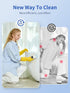 Electric Spin Scrubber, Bathroom Scrubber Rechargeable Shower Scrubber for Cleaning Tub/Tile/Floor/Toilet?Cordless Scrubber with Battery Level Dis...