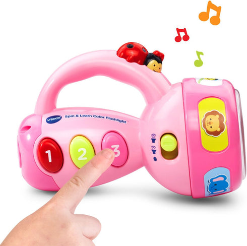 VTech Spin and Learn Color Flashlight, Pink...