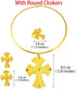 Ethiopian Jewelry for Women Set - Ethiopian Jewelry - Ethiopian Cross - Ethiopian Big Cross Sets Choker Earrings Rings African Eritrean Anniversar...