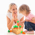 Montessori Toys for 1 Year Old, Wooden Toys Developmental Shape Sorting & Matching Puzzle Carrots Harvest Game, Birthday Gifts for Toddlers Babies...