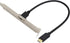 USB Type C 3.1Panel Mount Adapter Cable USB-C 3.1 Gen2 10Gbps Male to USB C Female Panel Mount Screw Cable,Supports Charging,Data,Audio,Video Cabl...
