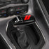 auovo Gear Shift Knob Cover Trim for Charger Accessories Challenger 2015-2023 / Durango 2016-2023 (Black-Red)...
