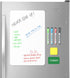 Magnetic Whiteboard Fridge Dry Erase Board: HOMiDEK Small Magnetic White Board for Refrigerator with Clean Dirty Magnet for Dishwasher, 4 x Marker...