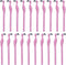 MIAO YUAN 20PCS Cute Pink Flamingo Gel Pens Gift for Child, Women, Coworkers, Hostess and Girlfriend, Great Party Supplies and School Supplies, Bl...