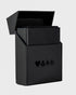 Luxury Plastic Playing Cards Waterproof Matte Black - Durable and Travel-Friendly with Hard Protective Case, Modern Minimalist Design, Professiona...