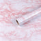 practicalWs 15.7in x 236.2in Self-Adhesive White/Pink Marble Removable Wallpaper Decor Decals Decoration Textured Panel Table Countertops Cabinets...