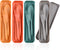 Reusable Travel Utensils Set with Case, 4 Sets Plastic Portable Knife Fork Spoons Tableware for Kids Adults Travel Picnic Camping Utensils...