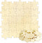 50 Blank Wooden Puzzle Pieces Large Size, Each Piece is 4x3.2 Inches to Draw on, Unfinished Freeform Jigsaw Puzzle Pieces for DIY Arts & Crafts, N...