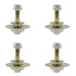 4PCS M8x45MM Rocking Chair Furniture Hardware Bearing Part Rocking Chair Bearing Screw Metal Rocking Chair Bearing Connector Mechanical Bearing Ir...