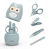 Baby Nail Kit, 4-in-1 Baby Nail Care Set with Cute Case, Baby Nail Clipper, Scissor, Nail File & Tweezer, Baby Manicure Kit and Pedicure kit for N...