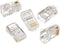 IDEAL Electrical 85-346 8P8C Modular Plugs Connector, RJ-45 Connector for CAT5e, Twisted Pair 100 MHz Cables, 25 Connectors...