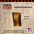 4" Beef Rib Dog Bones for Small and Medium Breed Dogs, Natural, Tough, Dental Treat, Chew Toy, Made in The USA, 12 Count soft to Moderate Chewers...