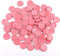 100 PCS Flat Decorative Bottle Cap Craft Bottle Stickers Double Sideds Printed for Hair Bows, DIY Pendants or Craft ScraPbooks Pink...