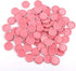 100 PCS Flat Decorative Bottle Cap Craft Bottle Stickers Double Sideds Printed for Hair Bows, DIY Pendants or Craft ScraPbooks Pink...
