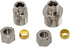 Universal Valve Plumbing Fittings Adapters: 1/2 to 3/8 Adapter, 3/8 to 1/2 Water Line Adapter, 3/8 Female to 1/2 Male Adapter, Straight & Angle Co...