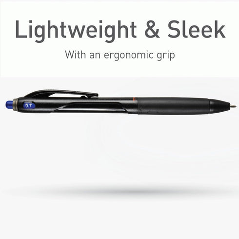 Pentonic BR-T Retractable Ballpoint Pens, 18 Count, Blue Ink, 0.7 mm Fine Point, Smooth Writing For Journaling, Office & School (PEN12125)...