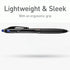 Pentonic BR-T Retractable Ballpoint Pens, 18 Count, Blue Ink, 0.7 mm Fine Point, Smooth Writing For Journaling, Office & School (PEN12125)...