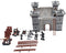 PXRJE Medieval Castle Knights Action Figure Toy Army Playset with Assemble Castle, Catapult and Horse-Drawn Carriage Great for Girls and Boys(A1)...
