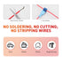 Nilight 120PCS/60 Pairs Quick Splice Disconnect Wire Terminals T-Tap Spade Wire Connectors Bule 16-14 AWG Male Female Fully Insulated Electrical W...