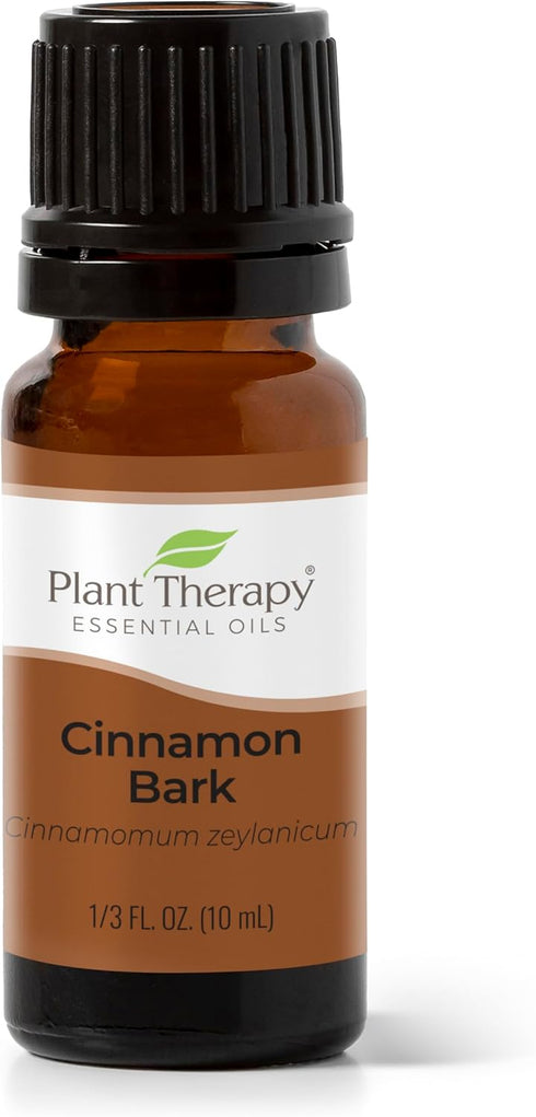 Plant Therapy Cinnamon Bark Essential Oil 10 mL (1/3 oz) 100% Pure, Undiluted, Cinnamon Oil for Diffuser, Spray, Candle Making, Spicy, Sweet Scent...