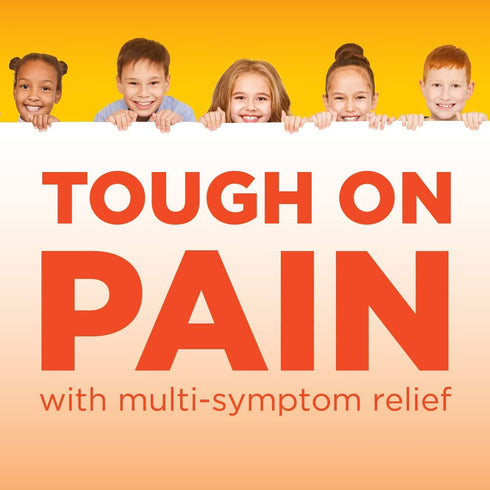 Amazon Basic Care Children's Ibuprofen Chewable Tablets, 100 mg, Pain Reliever and Fever Reducer, Orange Flavor, For Aches, Pains, Sore Throat, To...