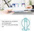 Jeanoko 100pcs Shaped Paper Clips Fish Shape Metal Paper Clips Portable Office Clips for File Classification Document Organizing...