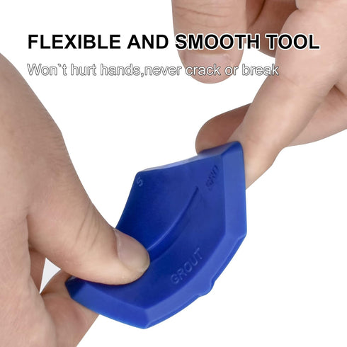 4 Pieces Silicone Caulking Tools Set Sealant Finishing Tool Grout Scraper for Silicone Sealant Grout Finishing Sealing...