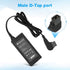 Powerextra D-Tap Charger with D-Tap Cable for V Mount Battery V Lock Battery Gold Mount battery Compatible with Sony BP-U65 BP-U68 Sony HDW-800P P...