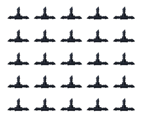 Sowaka 30 Pcs Drip Irrigation Fittings Kit Black 1/4 Inch Tube End Goof Hole Plugs Irrigation Stoppers for Drip Systems Home Garden Lawn Supplies ...