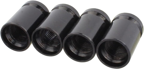 TOMALL Tire Valve Stem Caps Black Bullet Shell for Motorcycles Vans ATV...