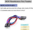 3 Pins Blower Motor Resistor Connector for 8e5h-19e624-a, 89018778, 89019351, 1581773, Compatible with Chevy, GMC Silverado, Tahoe, Suburban, Sier...