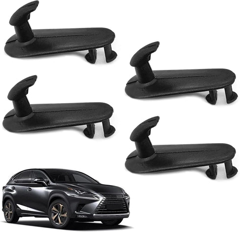 4Pcs Car Floor Mat Clips Floor Carpet Clips Fixing Hooks Compatible with Toyota Lexus Cargo Fastener, Cargo Mat Clip Accessories Black...