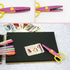 AKOAK 5" 6 Pcs/Set Children Kids Paper Craft Scissors 6 Cutting Patterns Curved Edges DIY Decorative Scissor for Scrapbook Album Photos...