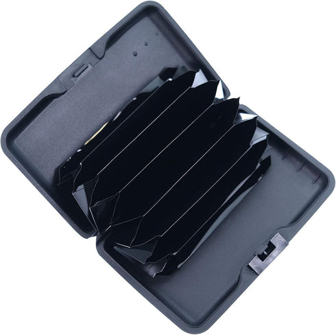 PRODUCTS Credit Card Holder Small Credit Card Wallet Slim RFID Metal Card Holder Wallet Business Card Case ID Case for Women Men...