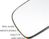 X AUTOHAUX Car Rearview Left Driver Side Heated Mirror Glass Replacement W/Backing Plate for Toyota Prius 2004-2009...
