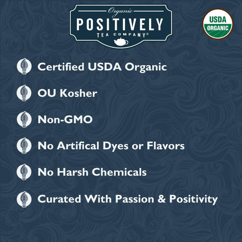 Organic Positively Tea Company, Masala Chai Black Tea, Loose Leaf, 4 Ounce...