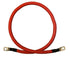 6 AWG Gauge Red + Black Pure Copper Battery Inverter Cables Solar, RV, Car, Boat 2 feet 5/16 in Lugs...