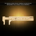 Brass Mini Vernier Caliper Sliding Gauge Vernier Caliper Double Scales mm/inch Ruler Measuring Tool for Jewellery Measurement 80mm/100mm (Double s...