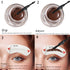 Transparent Eyebrow Shaping Gel Set, Pomade Eyebrow Scalpel Stencil Sticker Kit Eyebrow Styling Soap for Natural Brows Skin, Long Lasting 3D Feath...